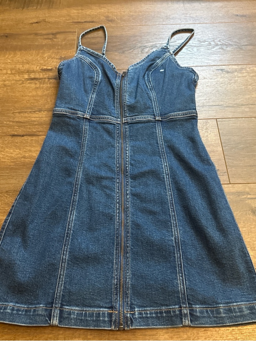 American Eagle Outfitters Dark Blue Denim Mini Dress